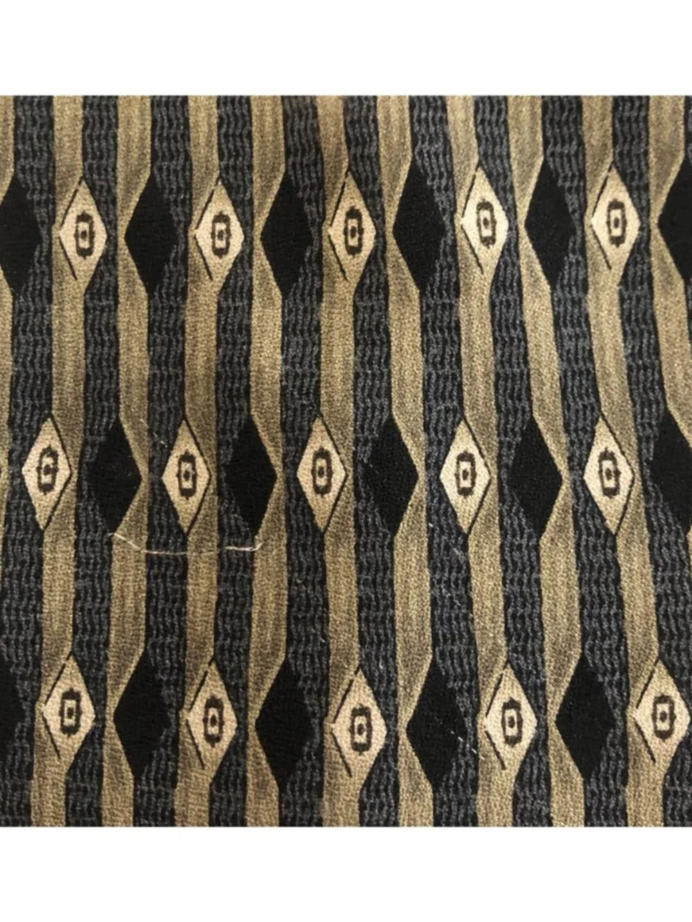 Louis Roth Mens Silk Tie Geometric Pattern Accessory Office Work Gift Necktie